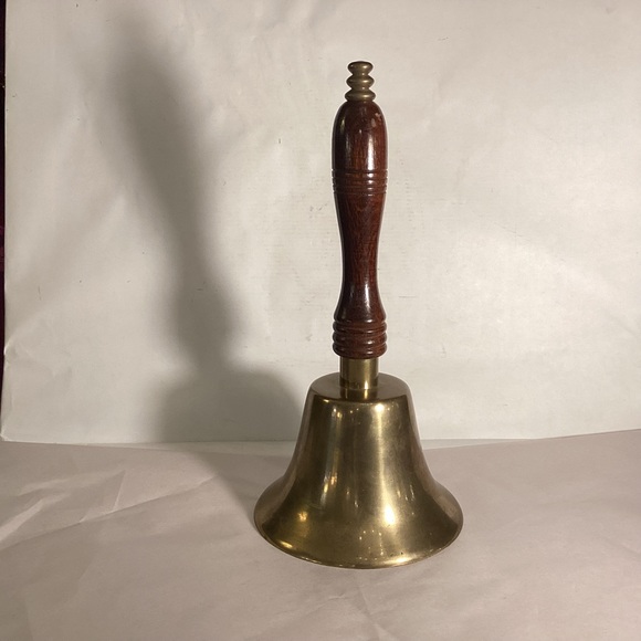 Vintage brass school bell